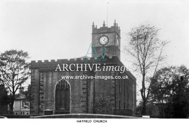 Hayfield church c1955