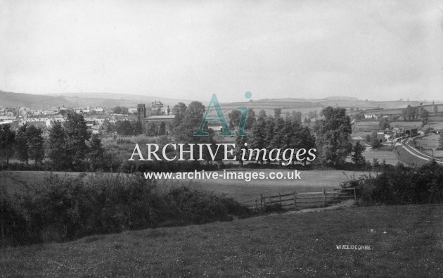 Wiveliscombe & station c1930