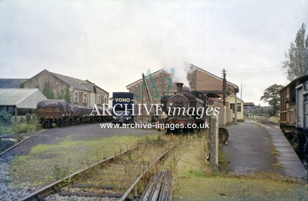 Bovey Tracey Railway Station 1961