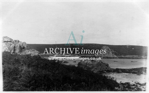 Scilly isles Tresco 1912 Mr Miller Mundys steam yacht Narcissus CMc