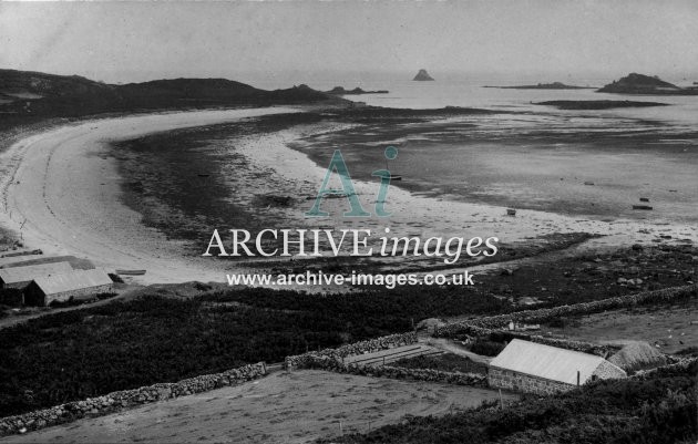Scilly isles St martins bay c.1911 CMc