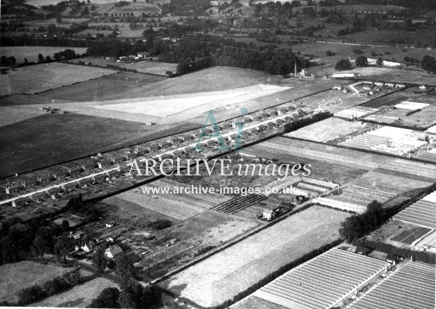 Hertfordshire Broxbourne including waterworks from the air 1935 CMc