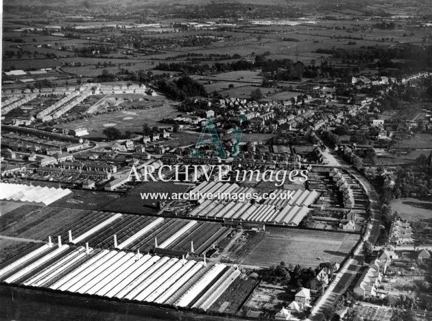 Hertfordshire Broxbourne Rye Park 3 from the air 1935 CMc