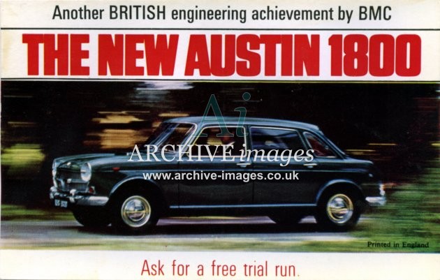 Motoring new Austin 1800 landcrab poster CMc