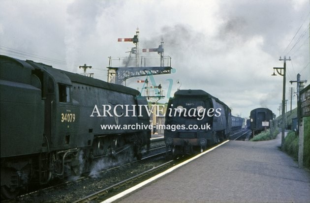 Halwill Junction Railway Station 1963