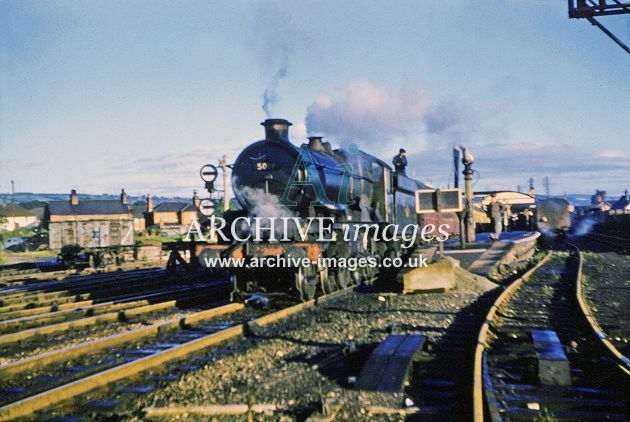 Gobowen Railway Station & No 5019 1962