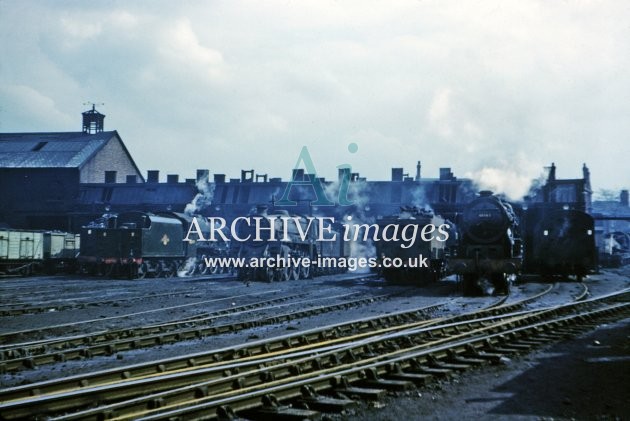 Shrewsbury Locomotive Shed 1962