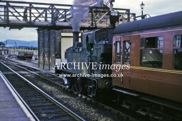 Wooferton Junction Railway Station & No 1445 1961