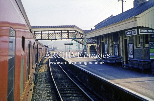 Dulverton Railway Station c1962