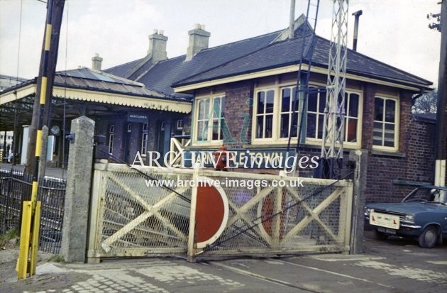 Barnstaple Town Station & Signal Box c1968