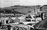 The dockside and cable operated incline railway at Portreath c1906